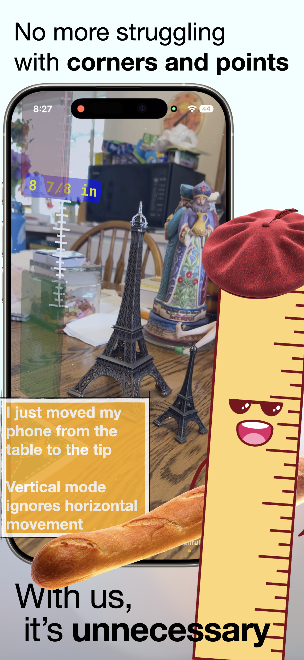 Measuring a small tower